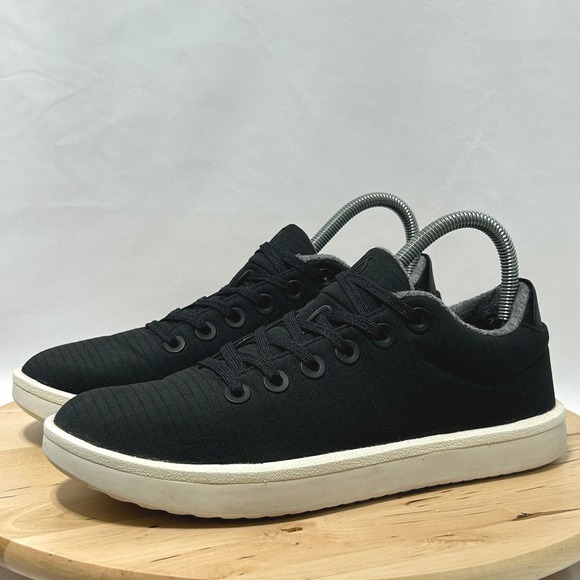 Allbirds Womens Wool Piper Woven Natural Black Low Top Sneaker - Size 9 - Picture 5 of 10